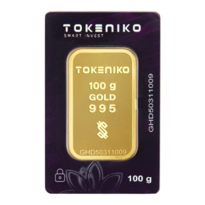 شمش طلا ۱۰۰ گرمی ۲۴ عیار