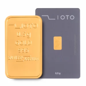 شمش ۰/۵ گرم طلا عیار ۹۹۵ زیوتو