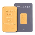 شمش ۲۰ گرم طلا عیار ۹۹۵ زیوتو