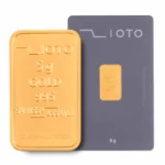 شمش ۵ گرم طلا عیار ۹۹۵ زیوتو