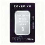 شمش نقره خالص ۱ کیلوگرمی توکنیکو