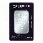 شمش نقره خالص ۵۰۰ گرمی توکنیکو