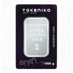 شمش نقره خالص ۱ کیلوگرمی توکنیکو