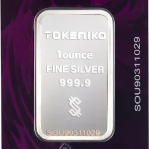 شمش نقره خالص ۱ اونسی توکنیکو